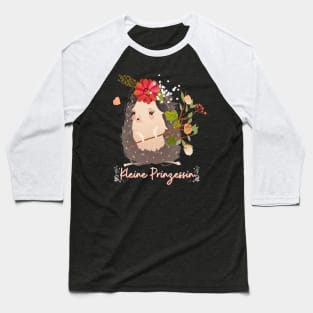 Igel Kleine Prinzessin Blumen Süß Baseball T-Shirt